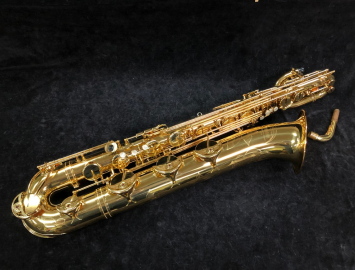 Yamaha Ybs-62 Gold Lacquer Low A Baritone Saxophone, Serial #026534